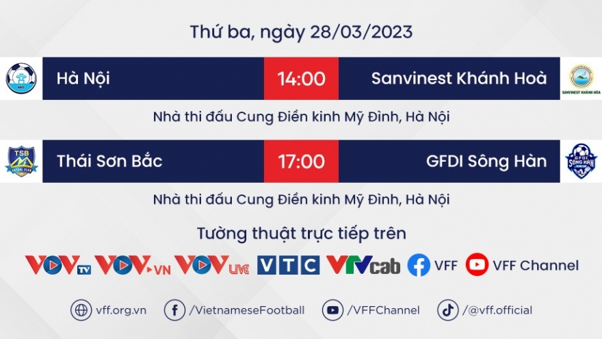 Lịch thi đấu Futsal HDBank VĐQG 2023 hôm nay: Thái Sơn Bắc thắng trận đầu tiên?